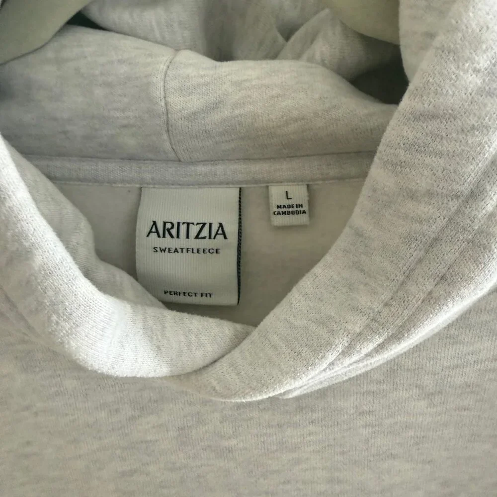 Aritzia Cozy Sweatfleece Perfect Hoodie - Picture 6 of 7